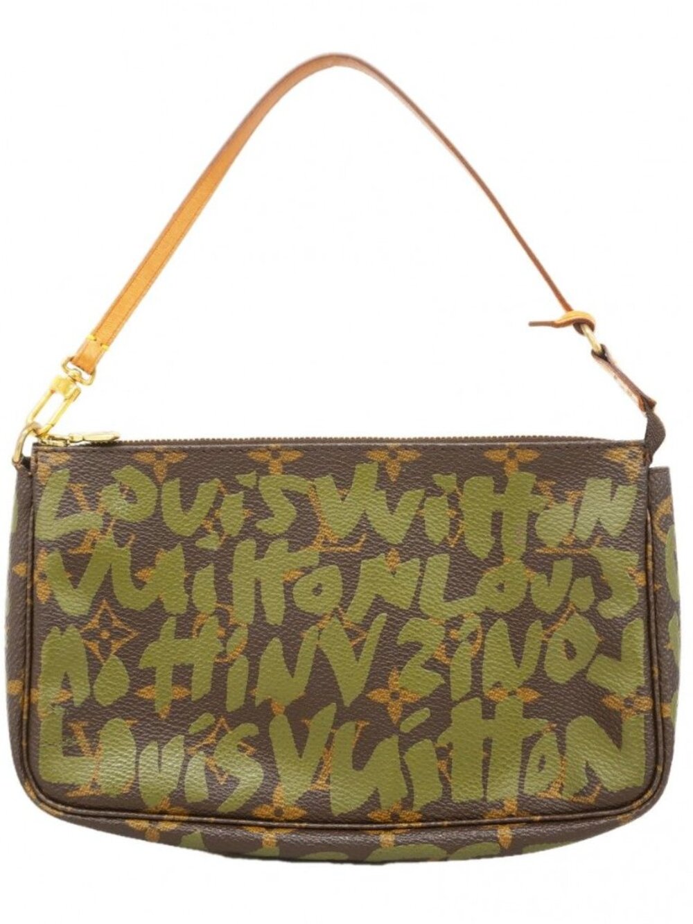 Louis Vuitton Pouch Monogram Graffiti Pochette Khaki